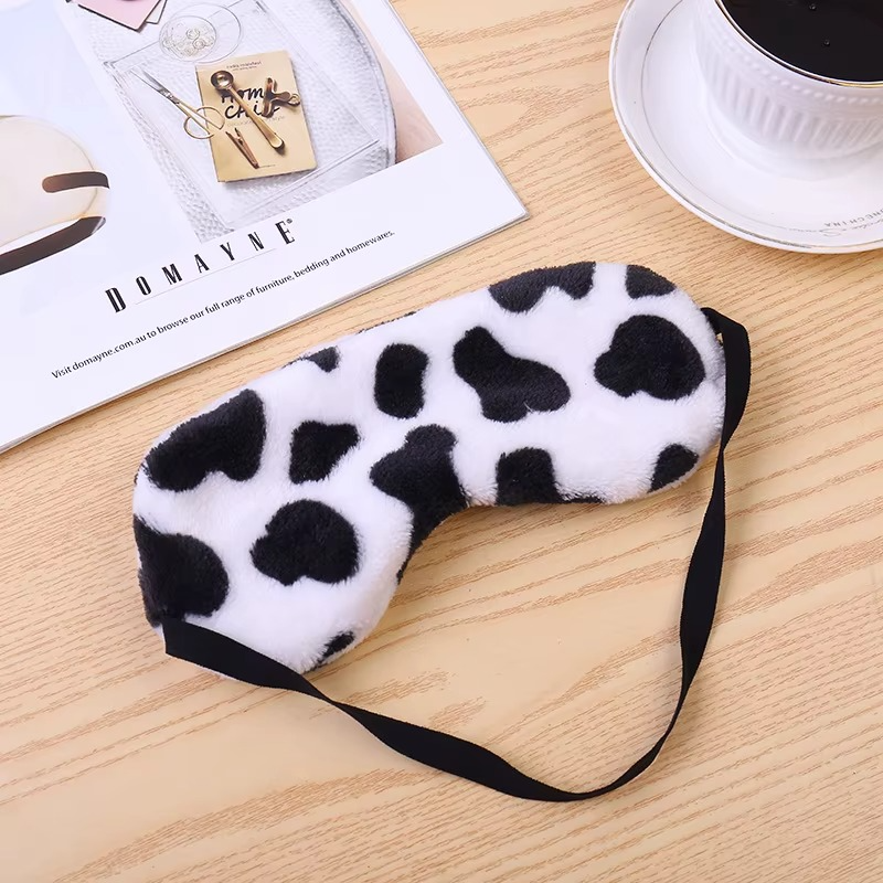 Masque de Sommeil en Peluche Douce