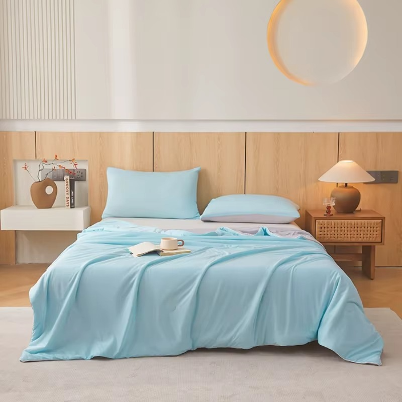 Couette d'Été Rafraîchissante AB Bleu Gris