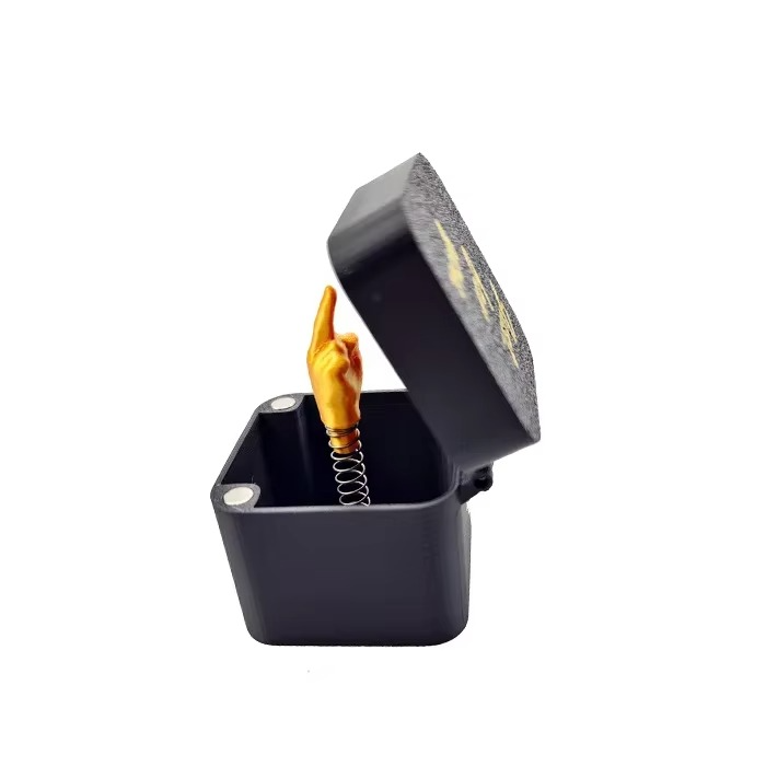 Boîte Surprise – Doigt du Milieu 3D | Cadeau Farce Drôle et Original