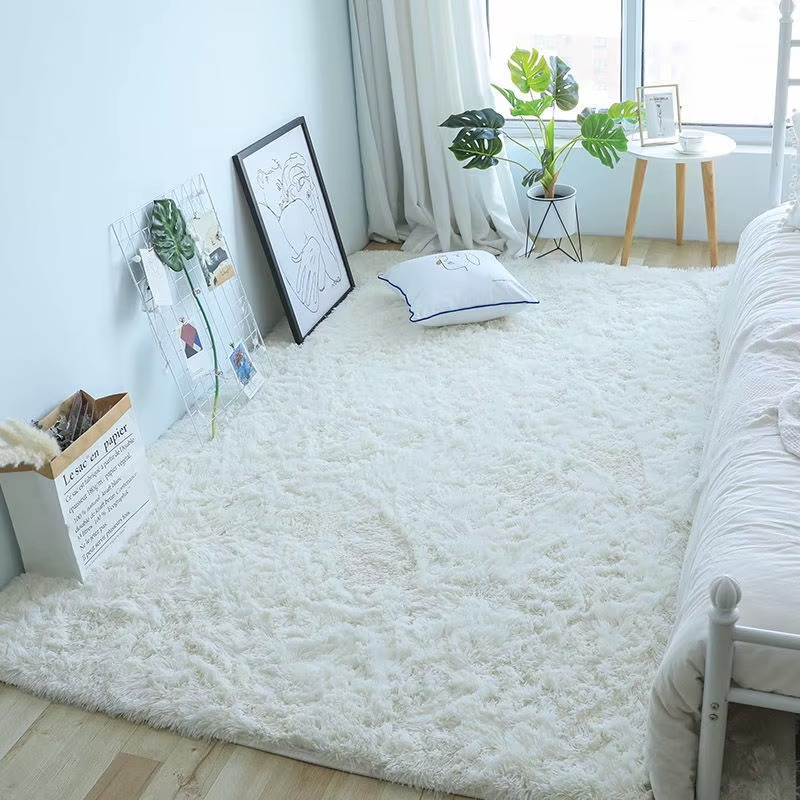 Tapis de Hall Moelleux Blanc - Doux, Antidérapant et Moderne 2