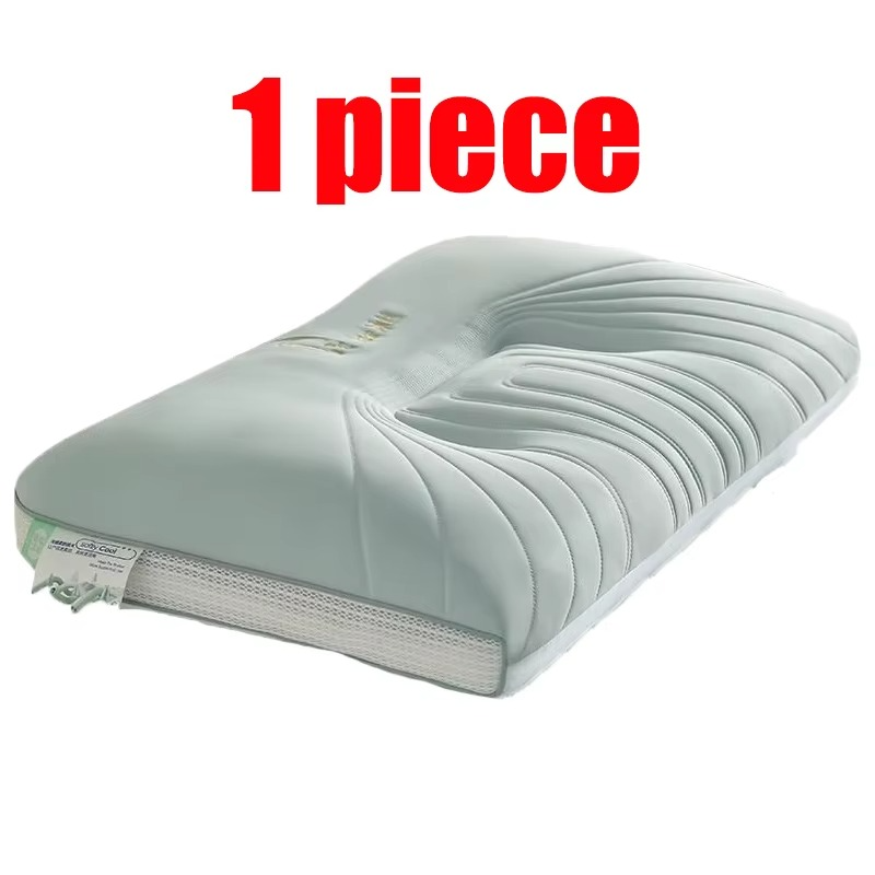 Oreiller Haut de Sommeil Doux en Soie Glacée – Soutien  & Confort du Cou