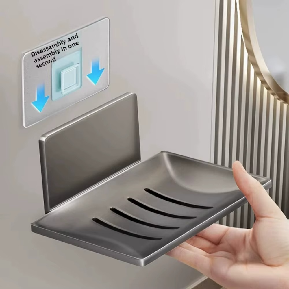 Porte-Savon Mural en Aluminium – L’élégance et la praticité au service de votre salle de bains