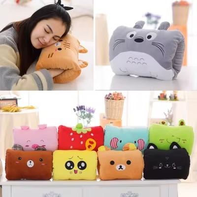 Oreiller Sieste & Coussin Chauffant Mignon