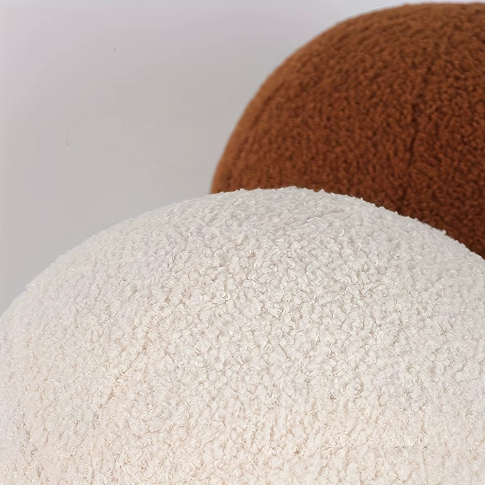 Oreiller Sphérique Style Nordique – Coussin Déco Doux & Élégant