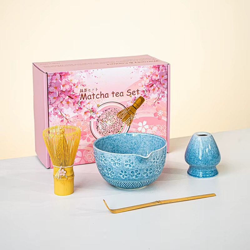 Service à Thé Matcha – Fleurs de Cerisier - Art du Thé Japonais