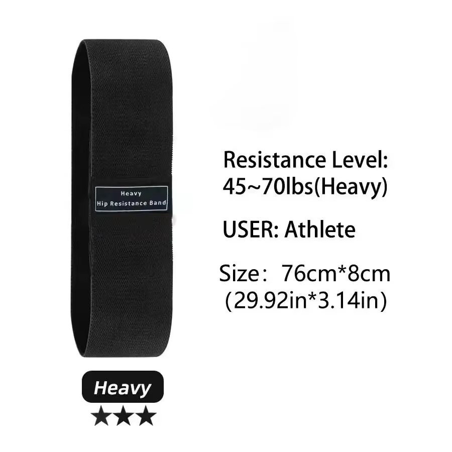 Bandes de Résistance en Tissu – Entraînement Fessiers, Cuisses & Corps Complet