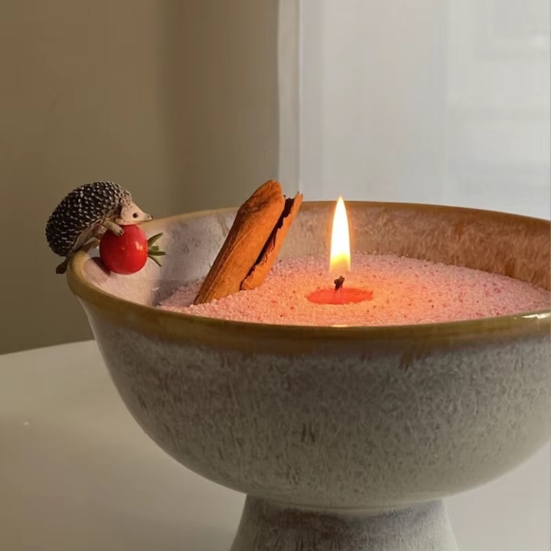 Ensemble de Bougie Perlée Réutilisable – Décoration Aromatique