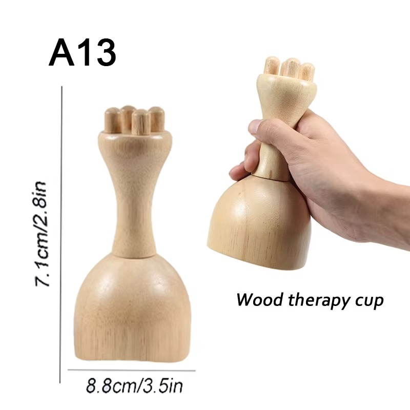 Outil de Massage Thérapeutique en Bois