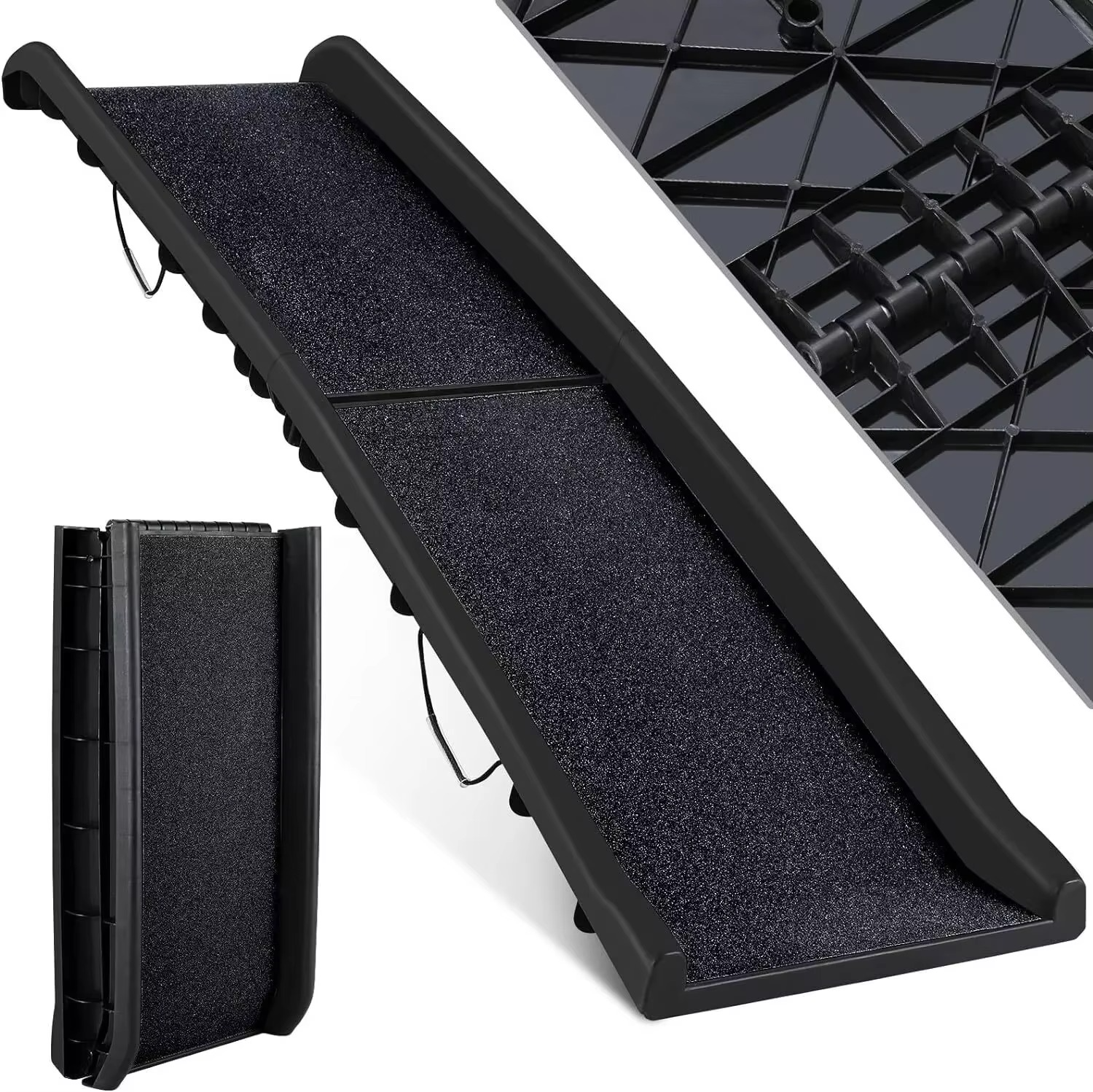 Rampe pliante Happy Ride pour chiens – 156 cm, portable, antidérapante & légère