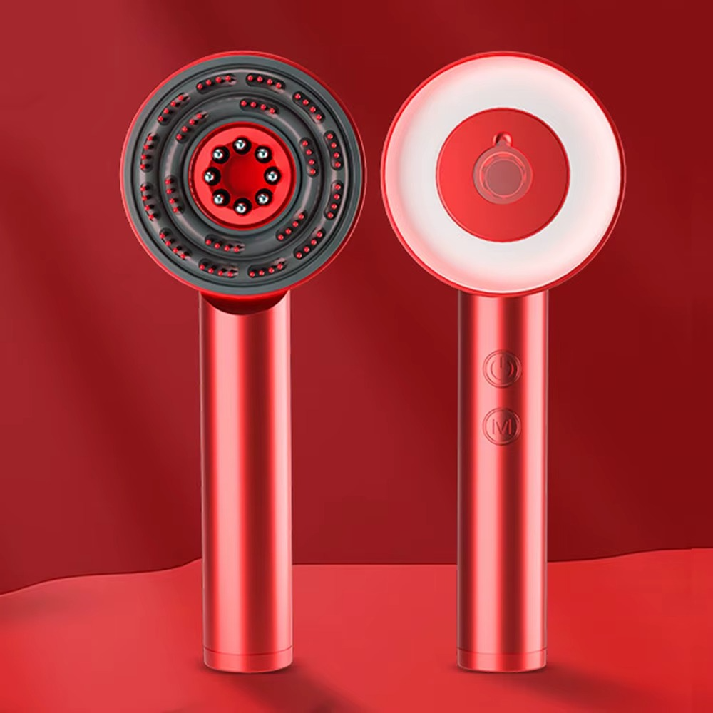 Peigne de Massage Électrique EMS – Stimulation Capillaire