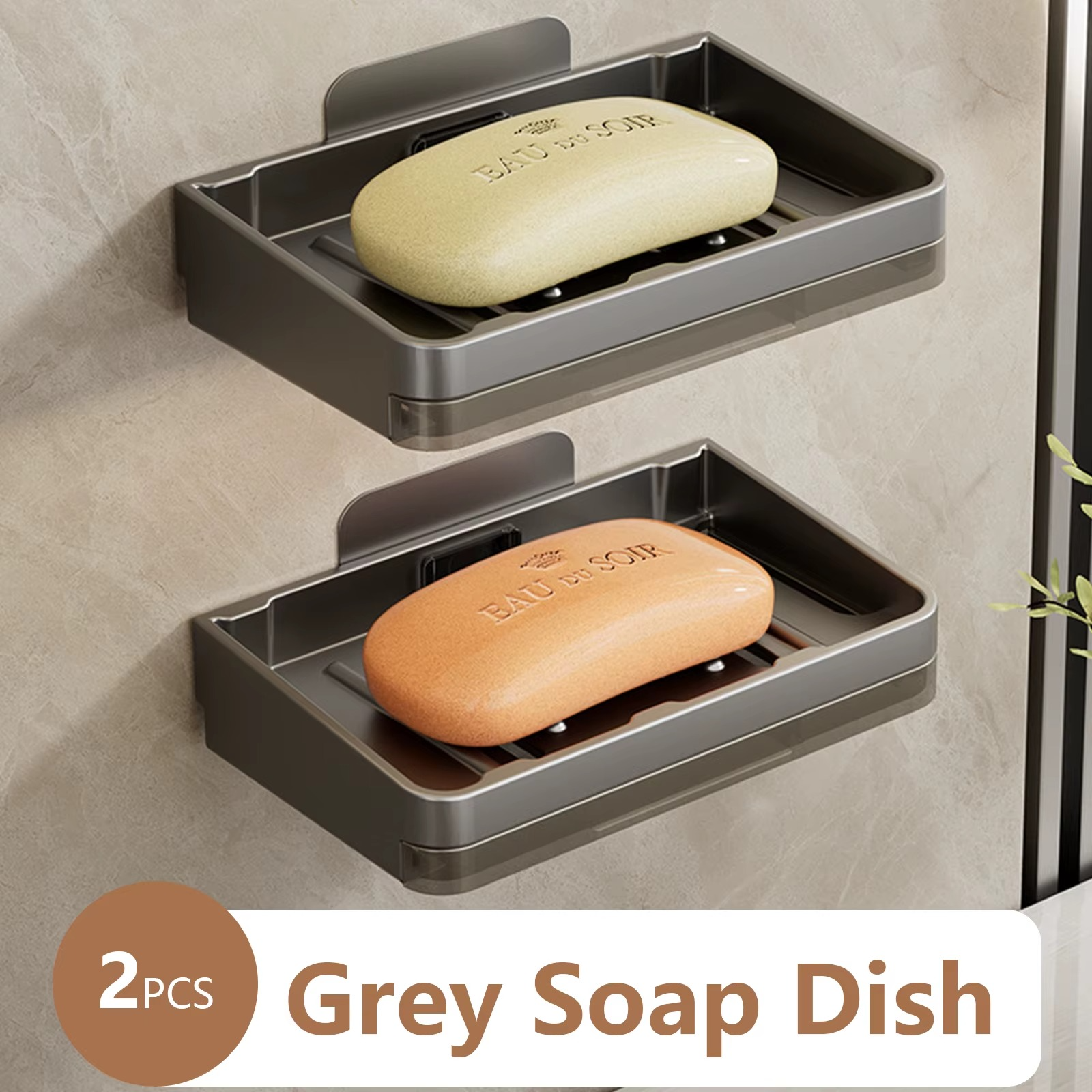 Porte-Savon en Aluminium Chromé – Élégance et Fonctionnalité