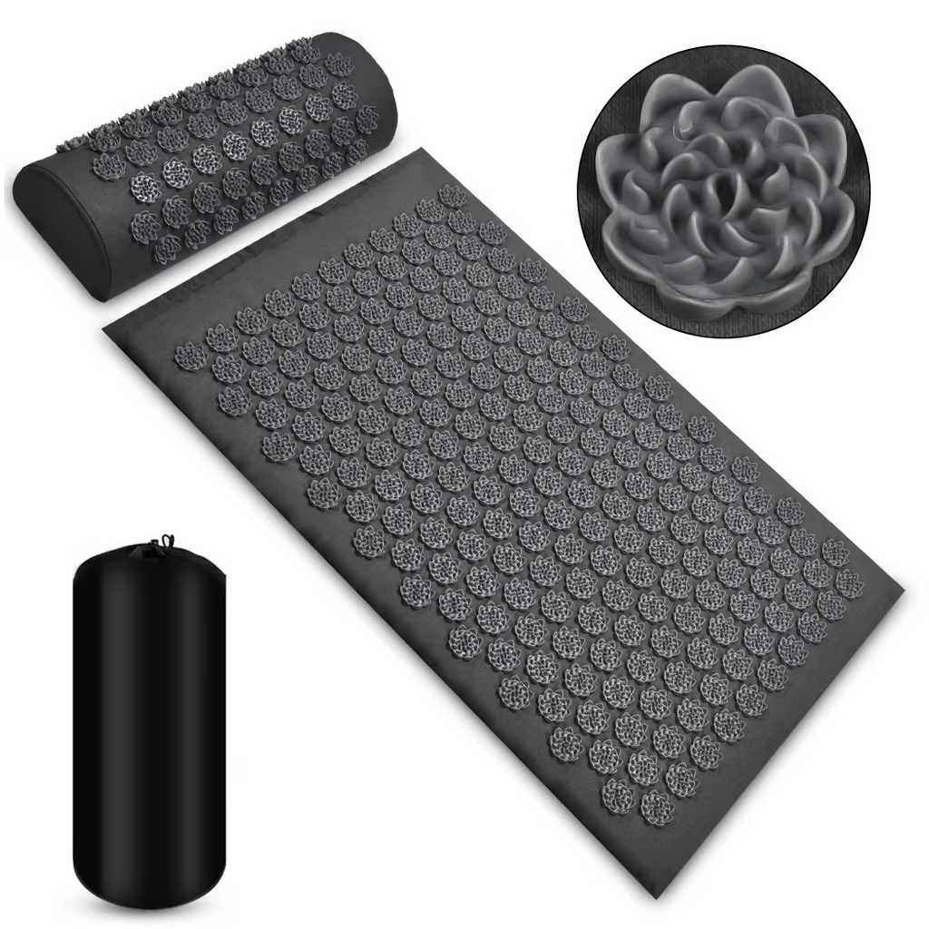 Pranamat Éco – Tapis d’Acupression Lotus pour une Détente Totale