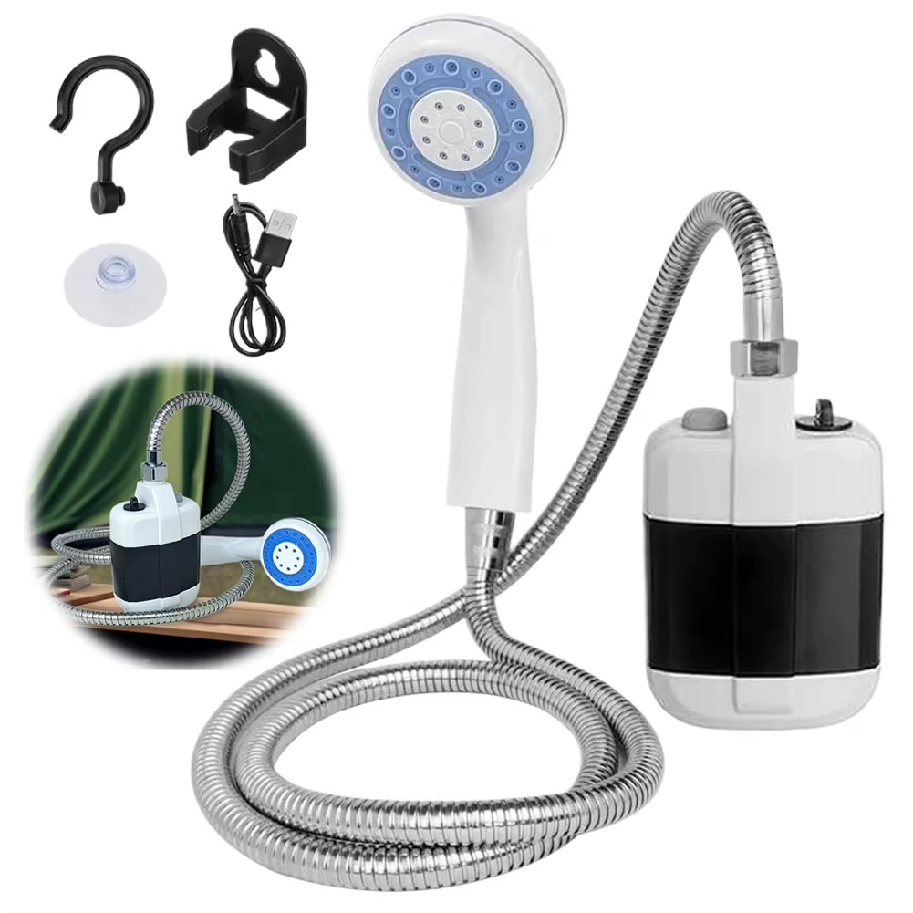 Douche de Camping Portable Électrique Rechargeable