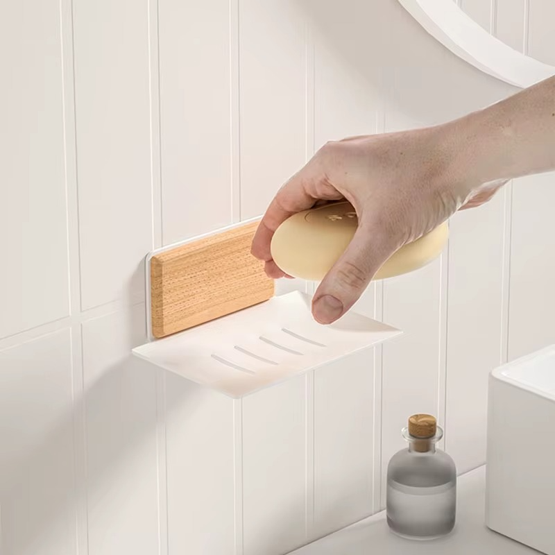 Porte-Savon Mural Sans Perçage – Élégance et Praticité au Quotidien