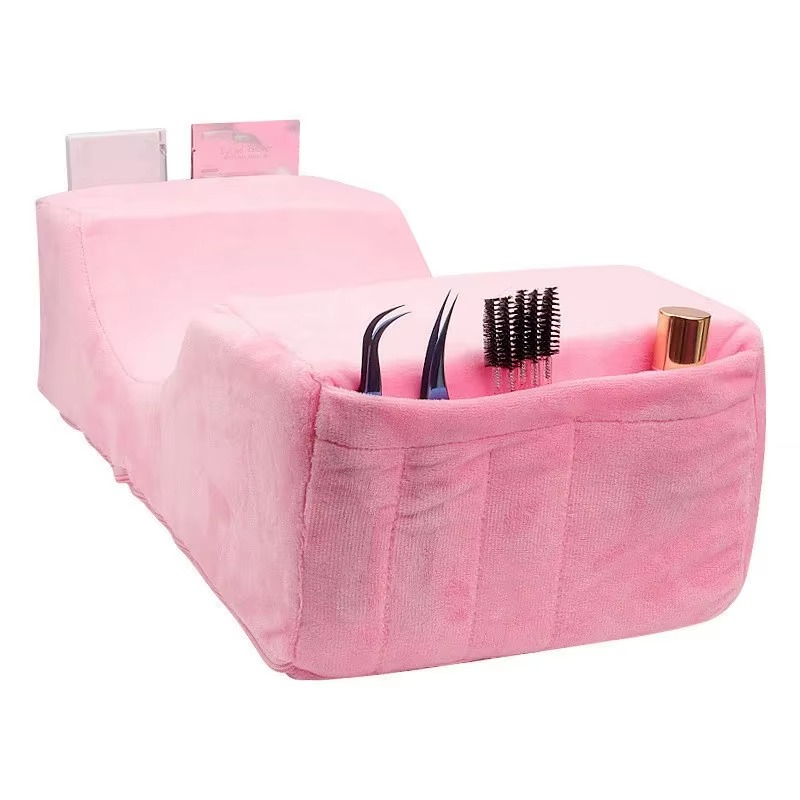 Oreiller pour Extension de Cils – Soutien Cervical en Mousse à Mémoire de Forme pour Salon de Beauté