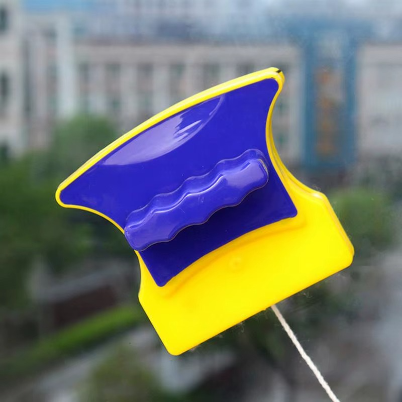 Nettoyeur de Vitres Double Face avec Corde de Sécurité