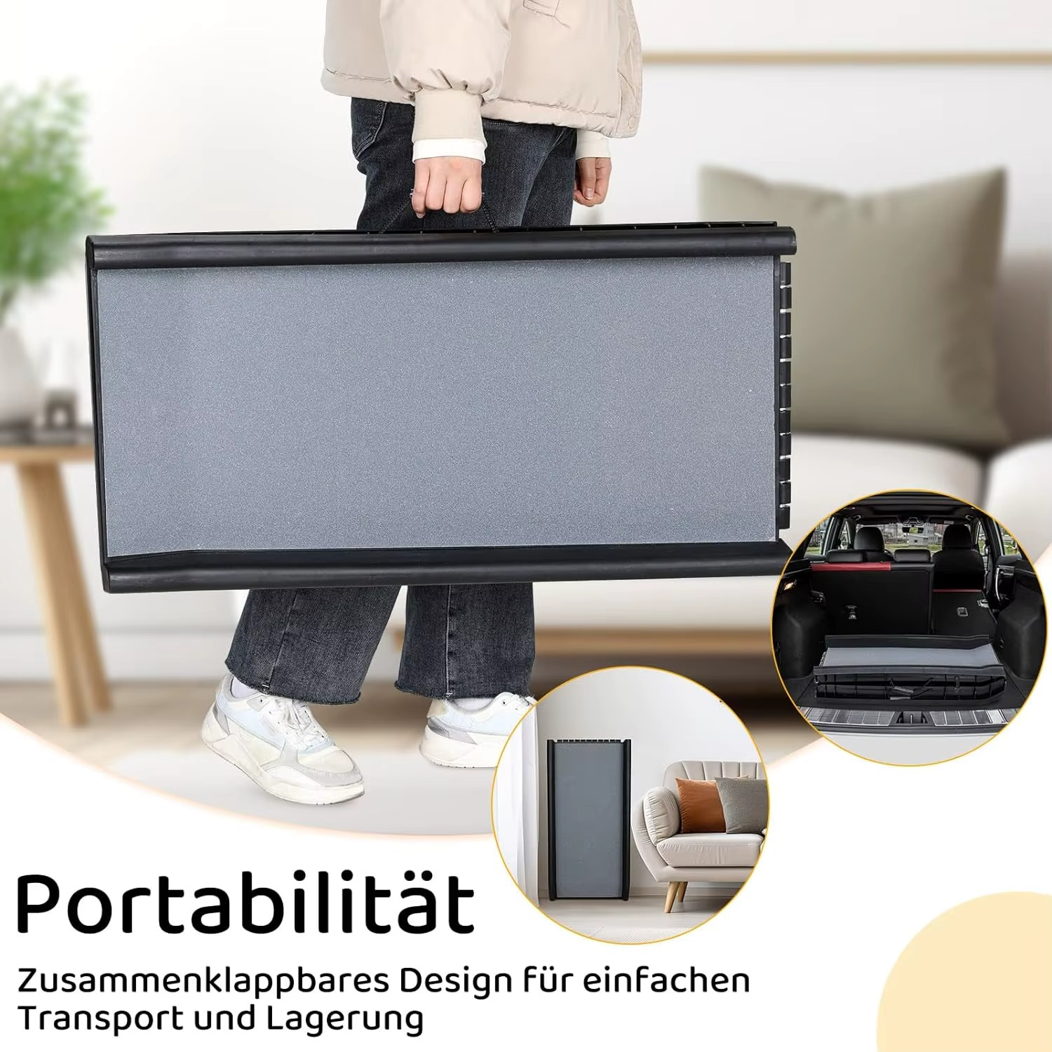 Rampe pliante Happy Ride pour chiens – 156 cm, portable, antidérapante & légère