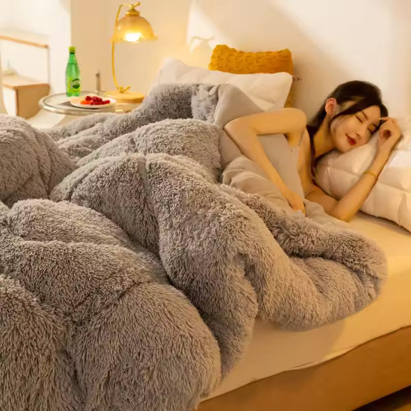 Couverture en Laine de Mouton Très Chaude