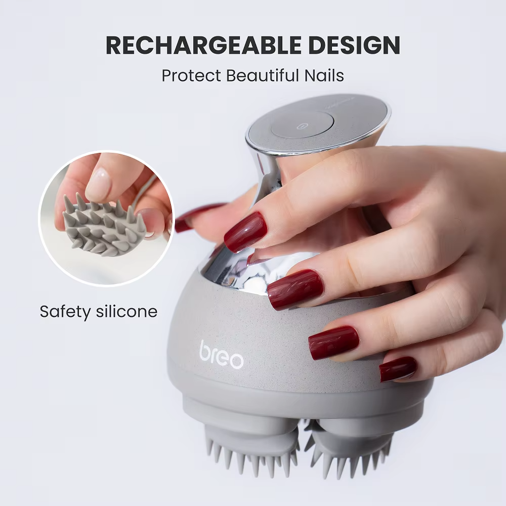 Masseur de Cuir Chevelu Électrique Sans Fil