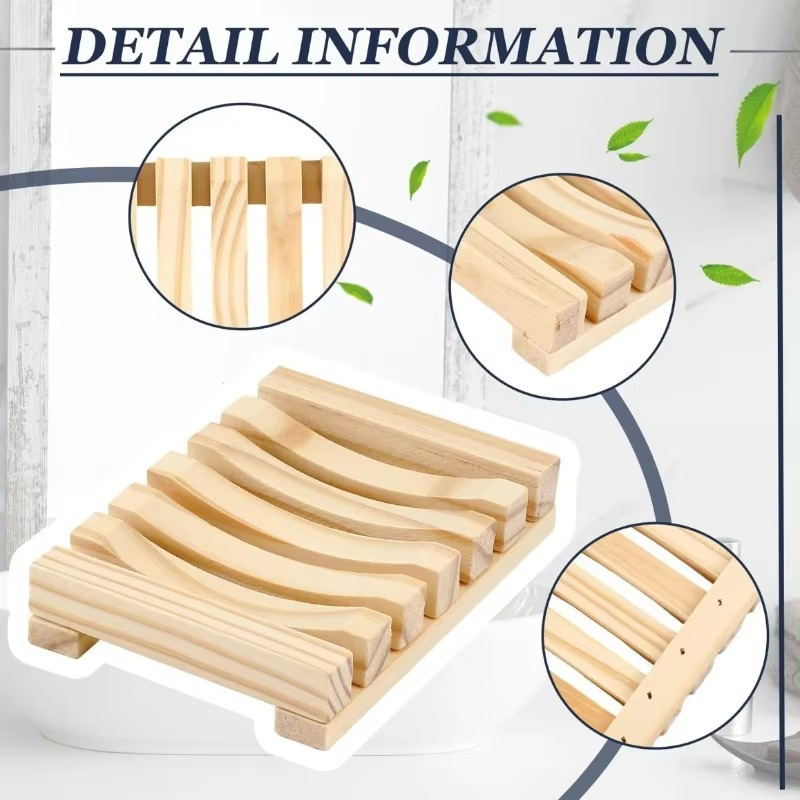 Porte-Savon en Bambou Naturel