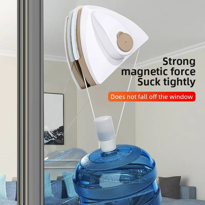 Brosse de Nettoyage de Vitres Magnétique Double Face