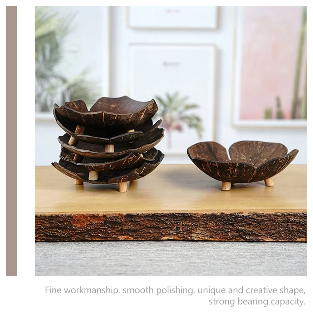 Porte-Savon en Coquille de Noix de Coco – Naturel et Élégant