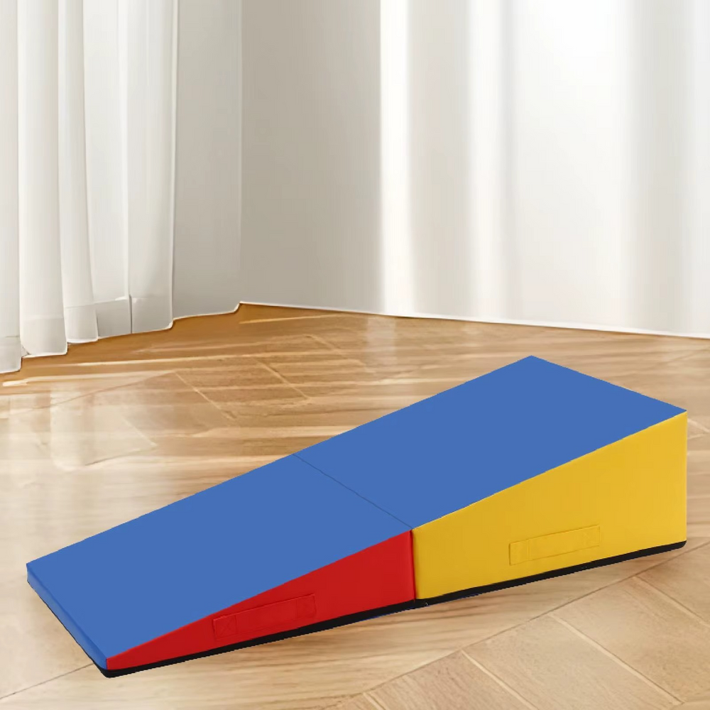 Tapis de Gymnastique Pliable avec Poignée - Équipement d'Entraînement pour Gymnastique, Yoga, Danse