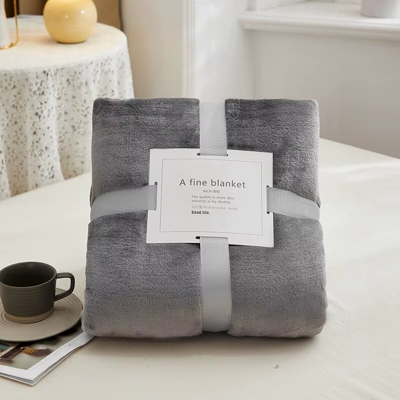 Couvre-lit Doux & Respirant en Tissu Doudou