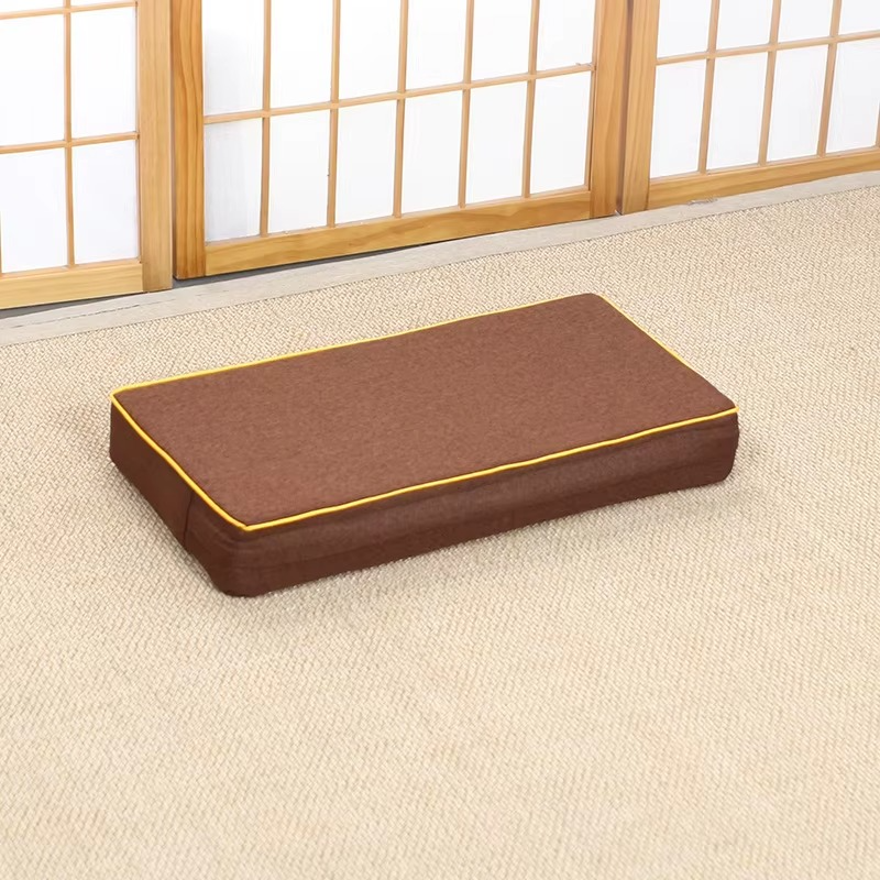 Coussin de Méditation en Lin Naturel