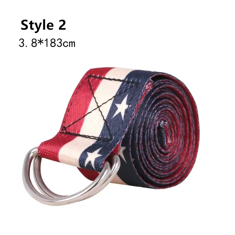 Ceinture d'Étirement de Yoga Multicolore – Accessoire Idéal pour Améliorer la Flexibilité