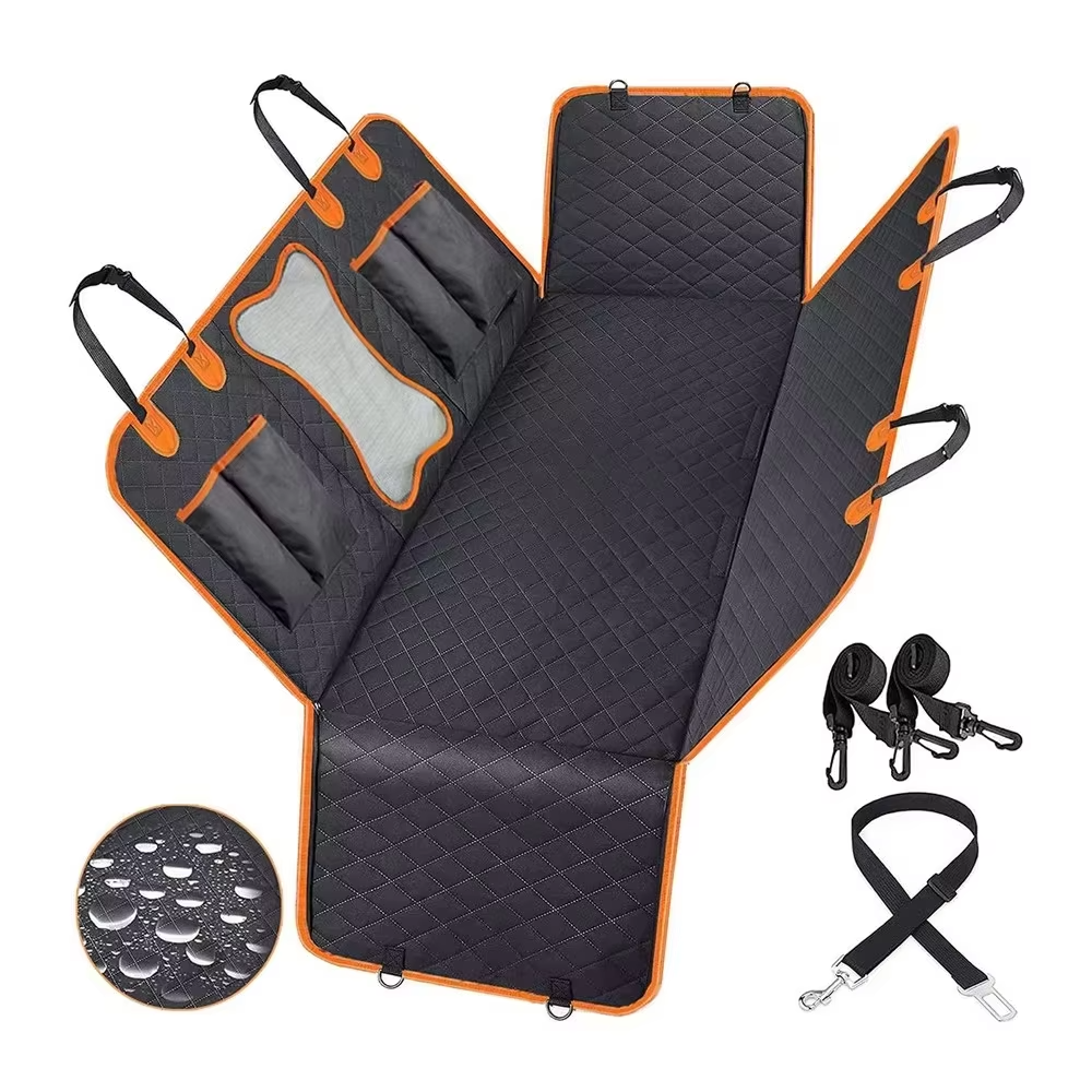 Housse de Siège de Voiture Universelle Imperméable avec Fenêtre en Maille