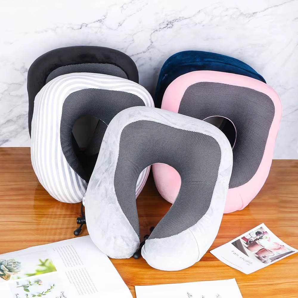 Oreiller de Voyage Cervical en Forme de U – Mousse à Mémoire de Forme