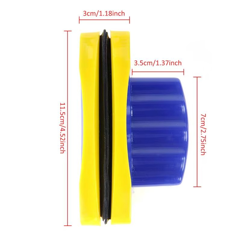 Nettoyeur de Vitres Double Face avec Corde de Sécurité