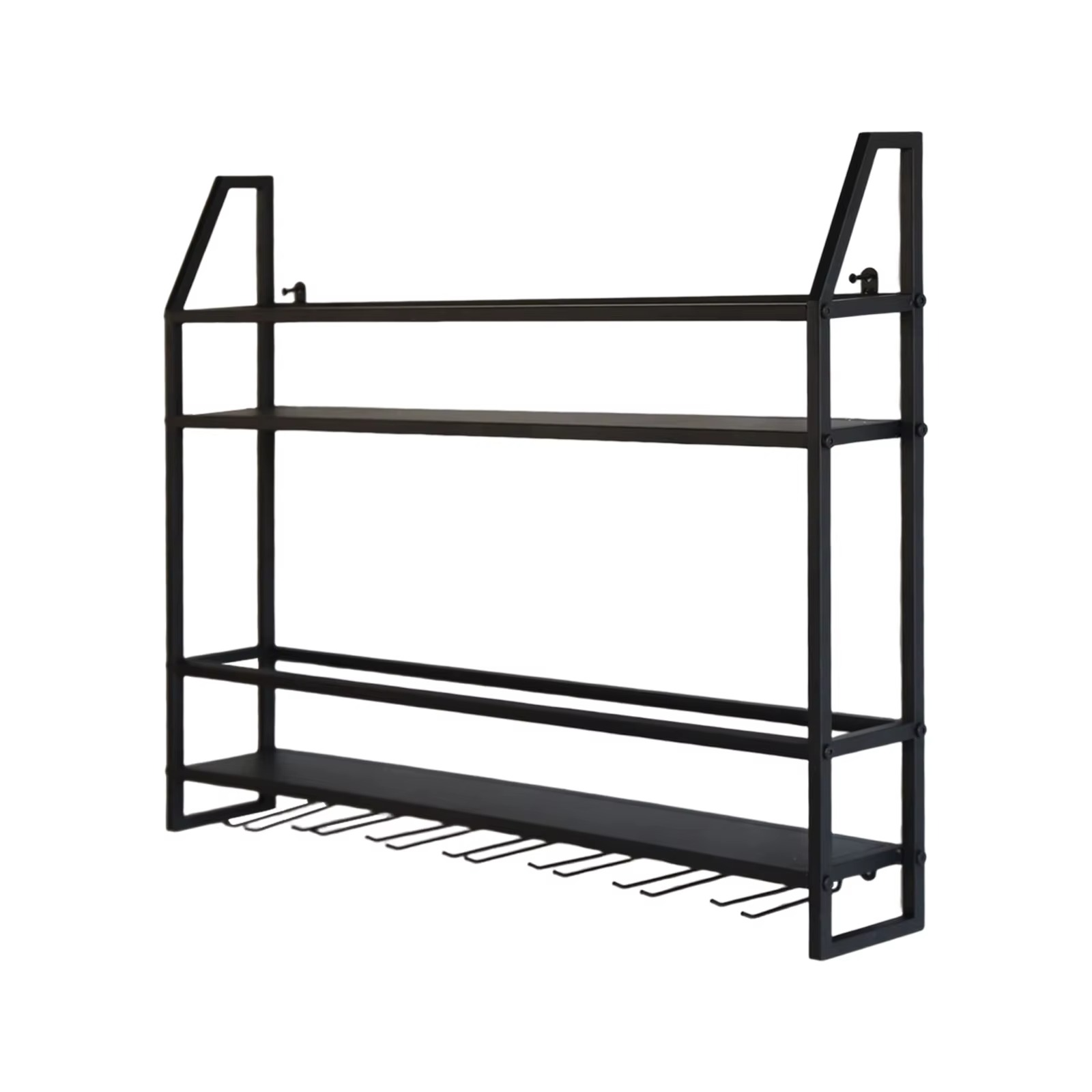 Casier à Vin Mural Industriel – Élégance Robuste et Gain de Place