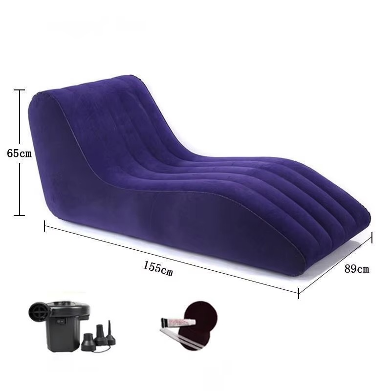 Canapé-Lit Gonflable en Forme de S – Un Confort Absolu