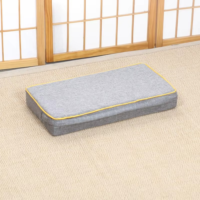 Coussin de Méditation en Lin Naturel