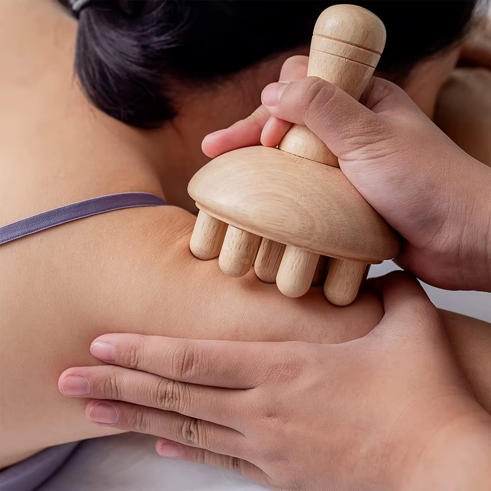 Outil de Massage Thérapeutique en Bois