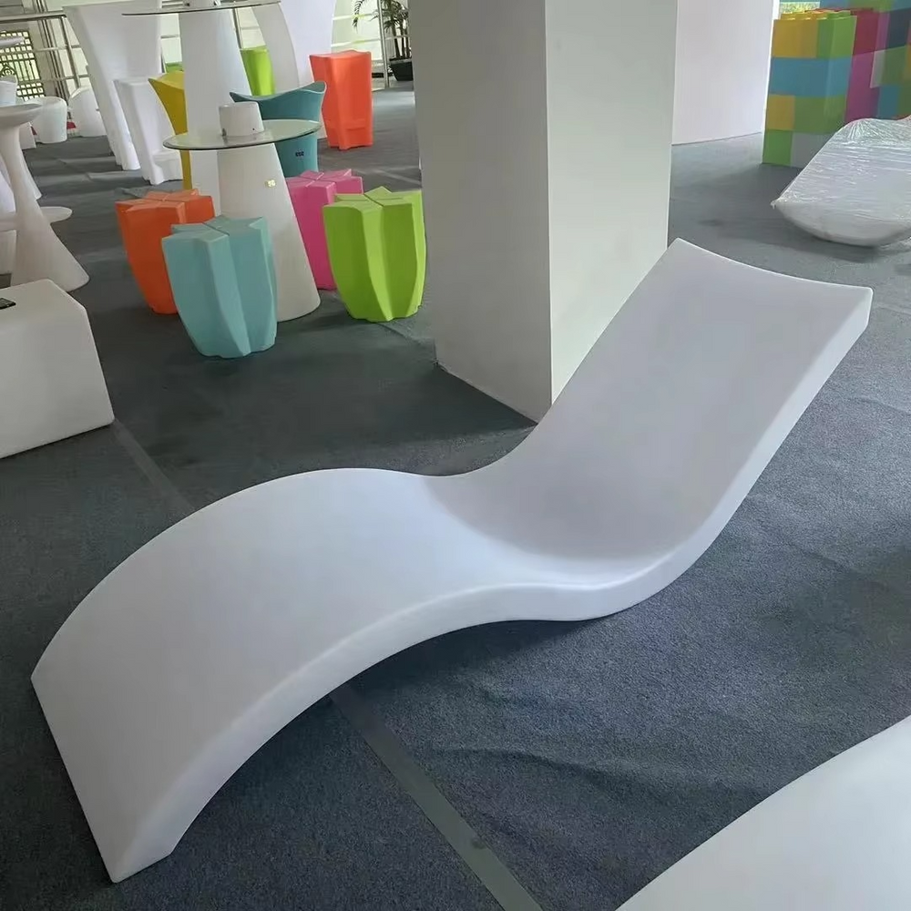 Chaise Longue de Piscine Extérieure – Chaise Inclinable de Jardin Moderne