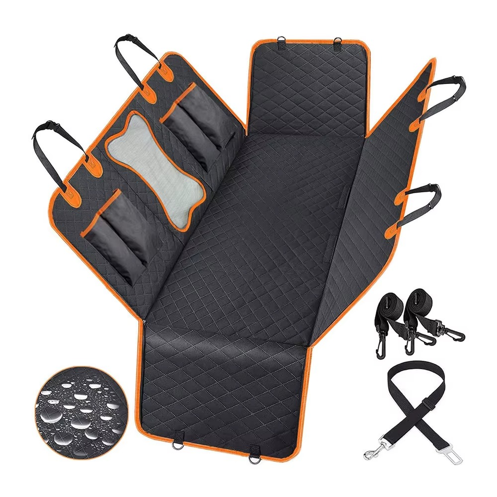 Housse de Siège de Voiture Universelle Imperméable avec Fenêtre en Maille