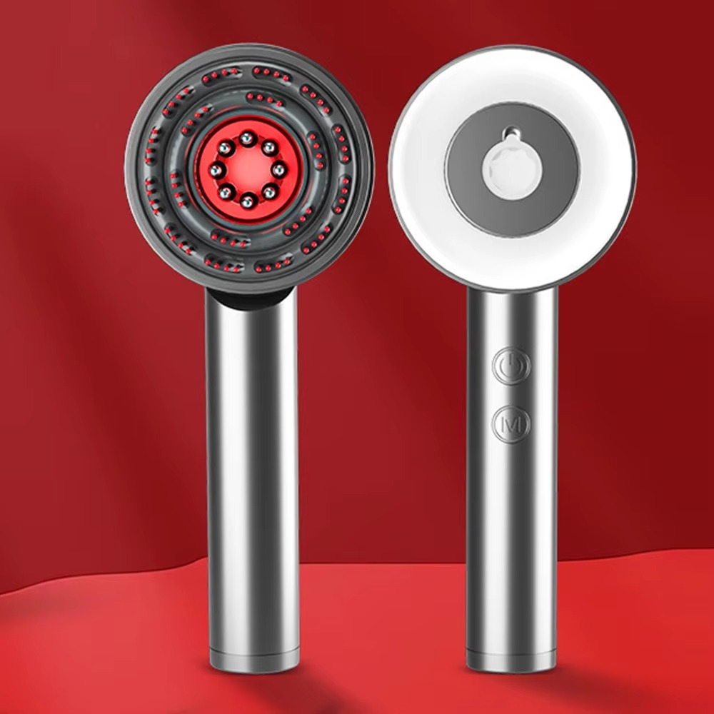 Peigne de Massage Électrique EMS – Stimulation Capillaire