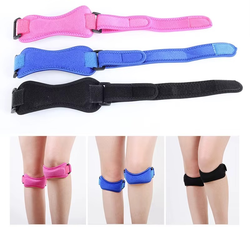 Stabilisateur de Genou Respirant avec Coussin en Silicone – Tous Sports