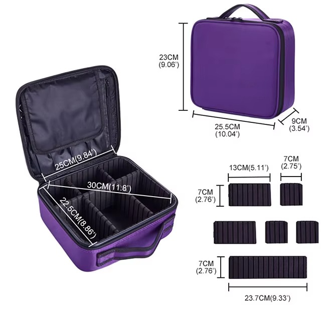 Sac de Maquillage Professionnel Étanche pour Femme