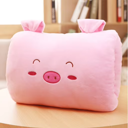 Oreiller Sieste & Coussin Chauffant Mignon