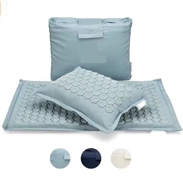Tapis d’acupression en lin naturel – relaxation – vue 2