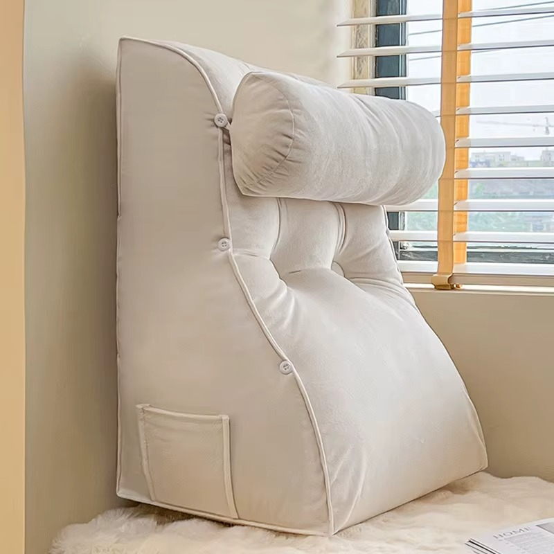 Oreiller de Lecture Ergonomique – Confort raffiné pour vos instants de détente