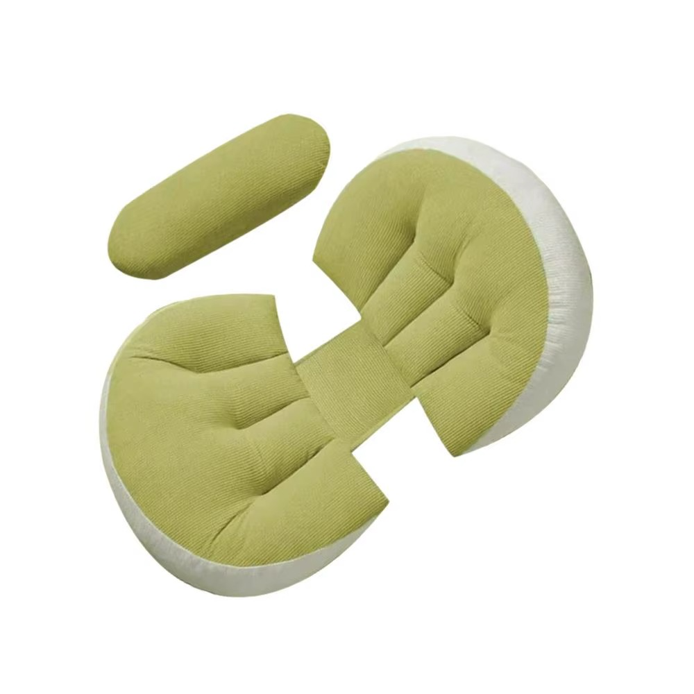 Oreiller de Sommeil Grossesse en Forme de U – Soutien Complet & Confort Absolu