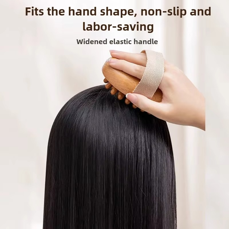 Brosse Anti-Cellulite en Bois – Massage Relaxant et Stimulation Circulatoire