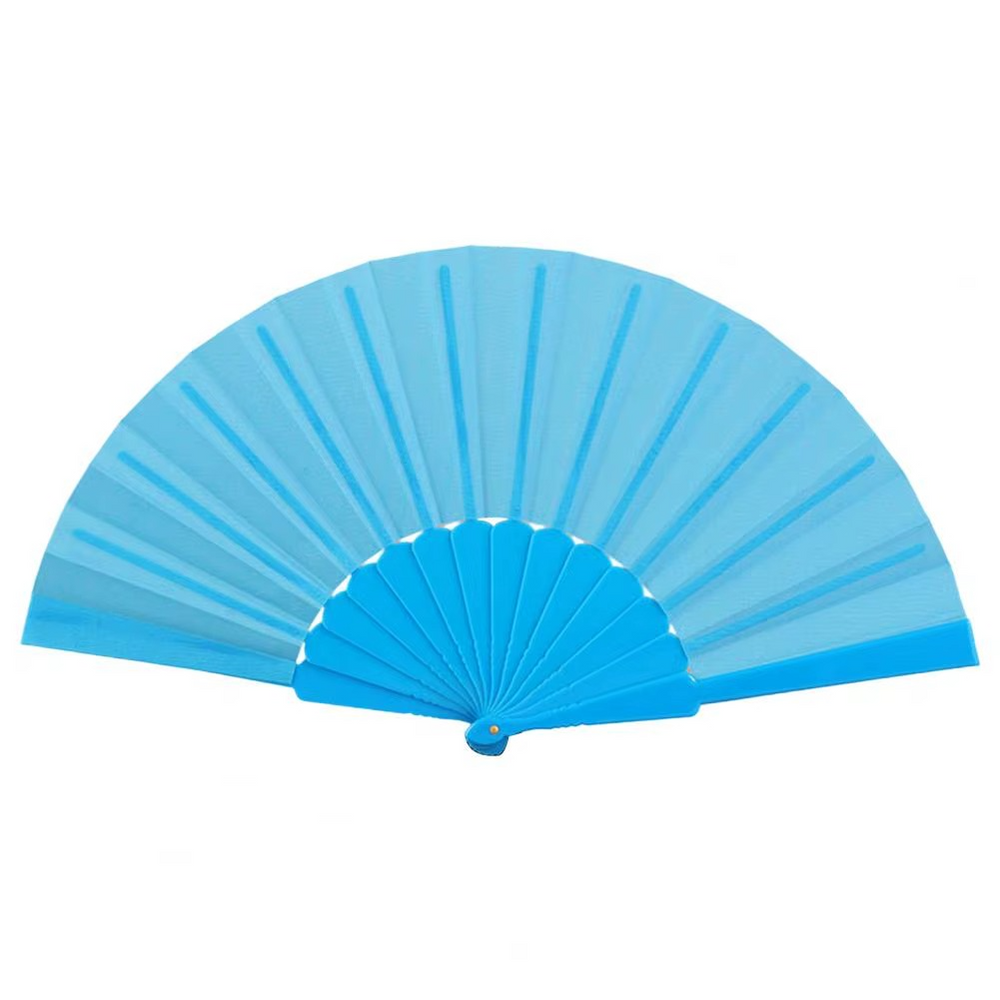 Éventail Pliable en Dentelle Florale