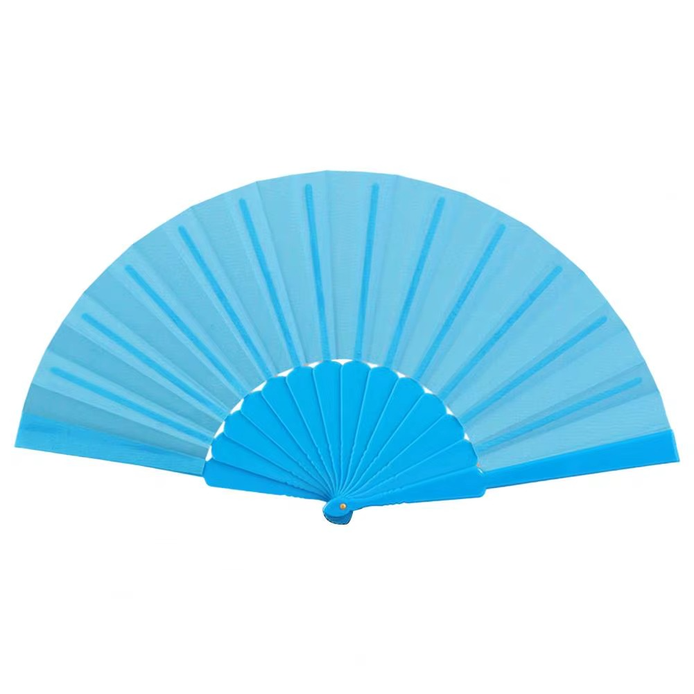 Éventail Pliable en Dentelle Florale