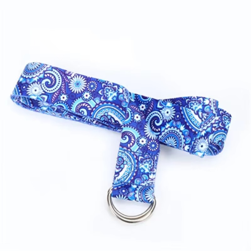 Ceinture d'Étirement de Yoga Multicolore – Accessoire Idéal pour Améliorer la Flexibilité